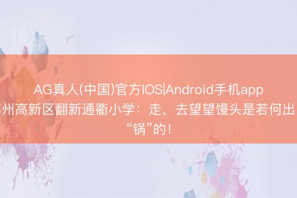 AG真人(中国)官方IOS|Android手机app下载 郑州高新区翻新通衢小学：走，去望望馒头是若何出“锅”的！