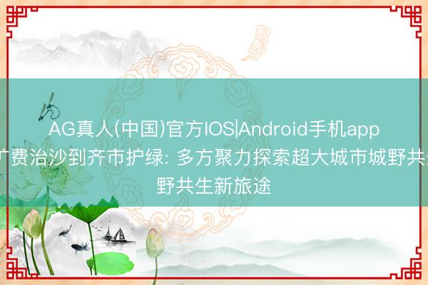 AG真人(中国)官方IOS|Android手机app下载 从旷费治沙到齐市护绿: 多方聚力探索超大城市城野共生新旅途