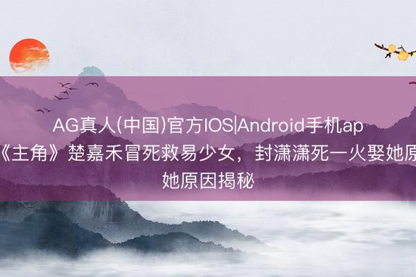 AG真人(中国)官方IOS|Android手机app下载 《主角》楚嘉禾冒死救易少女，封潇潇死一火娶她原因揭秘