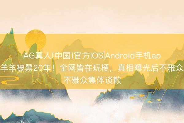 AG真人(中国)官方IOS|Android手机app下载 沸羊羊被黑20年！全网皆在玩梗，真相曝光后不雅众集体谈歉